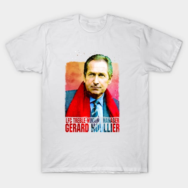 Gérard Houllier Treble-Winning Manager T-Shirt by BAJAJU